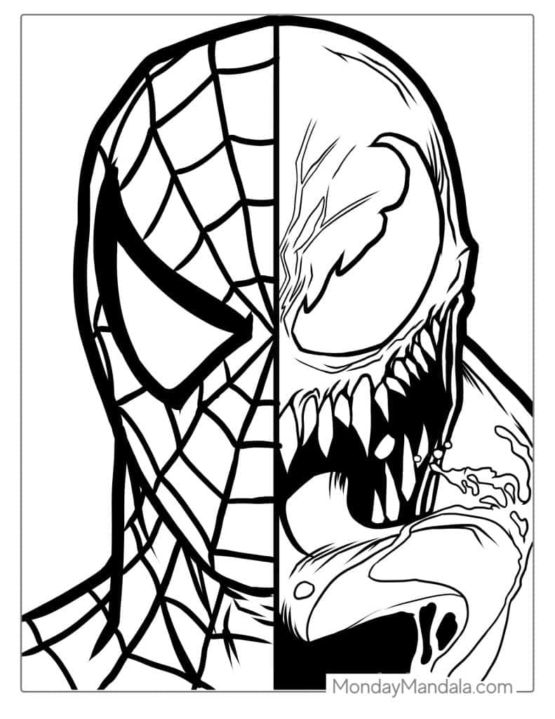 40 Spider-Man Coloring Pages (Free Pdf Printables) in Spiderman Coloring Sheets Printable