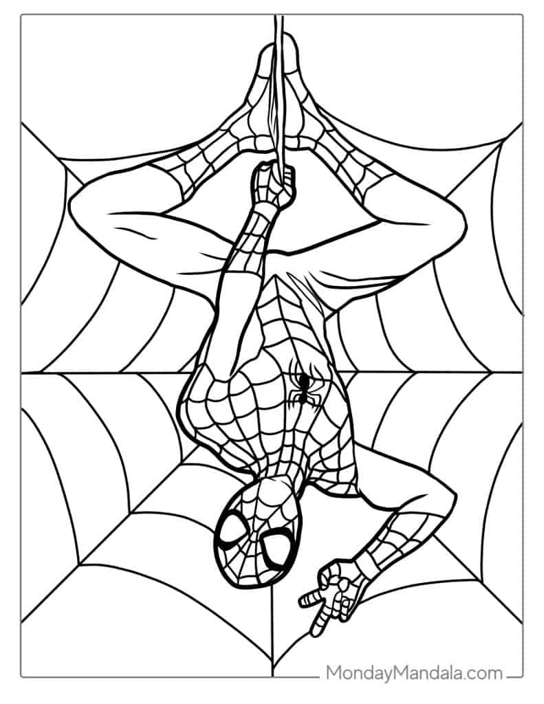 40 Spider-Man Coloring Pages (Free Pdf Printables) intended for Spiderman Coloring Sheets Printable