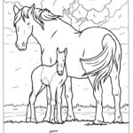 44 Horse Coloring Pages (Free Pdf Printables) Throughout Horse Coloring Sheets Printable