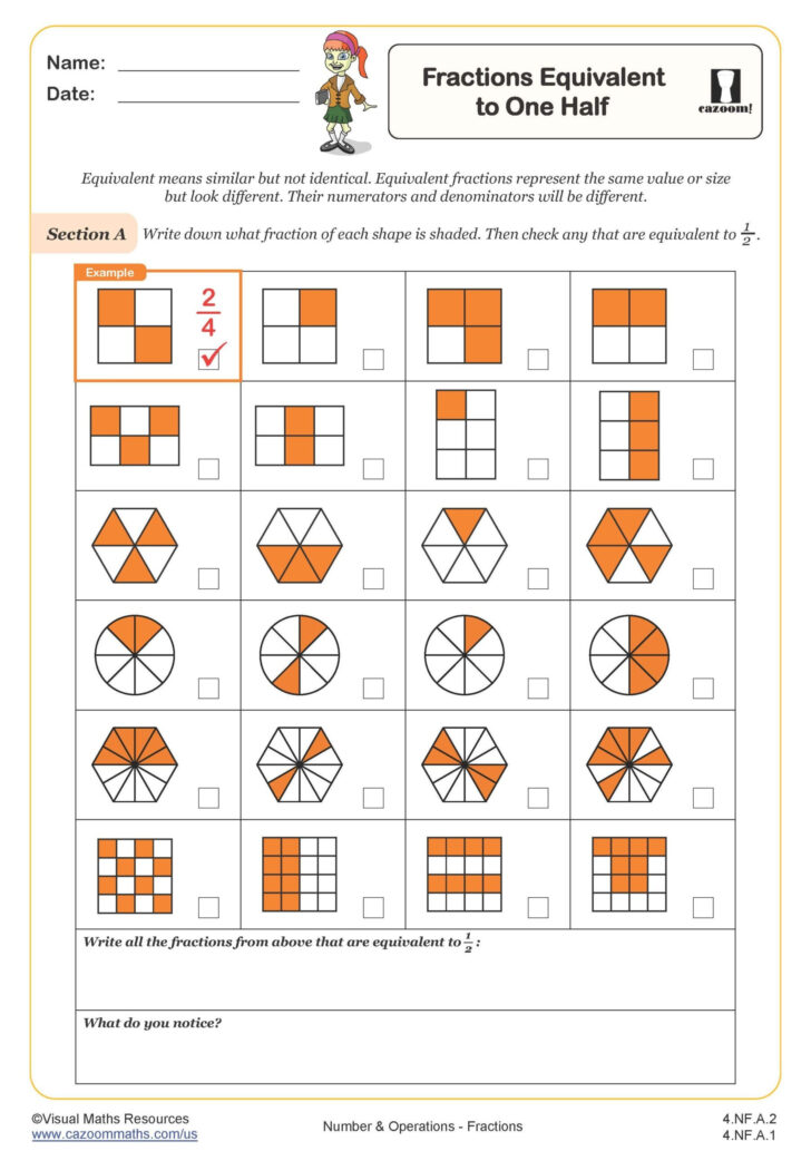 Printable 4th Grade Math Worksheets