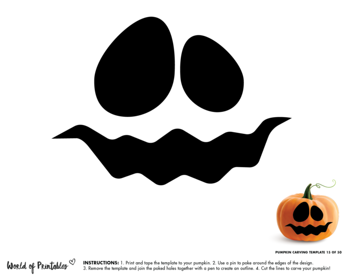 Printable Pumpkin Carving Templates