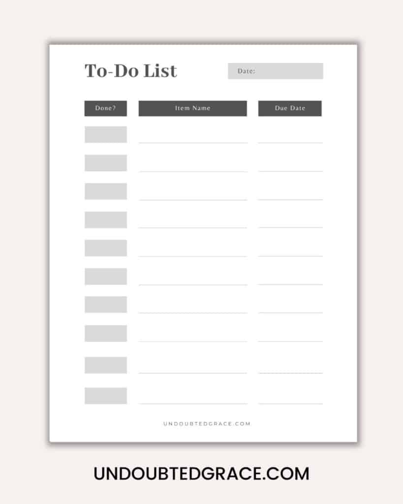 50+ Free To Do List Printable Templates For Every Style for Free Printabledo Checklist