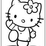 50 Hello Kitty Coloring Pages For 2024   Free To Print! For Hello Kitty Colouring Pages Printable