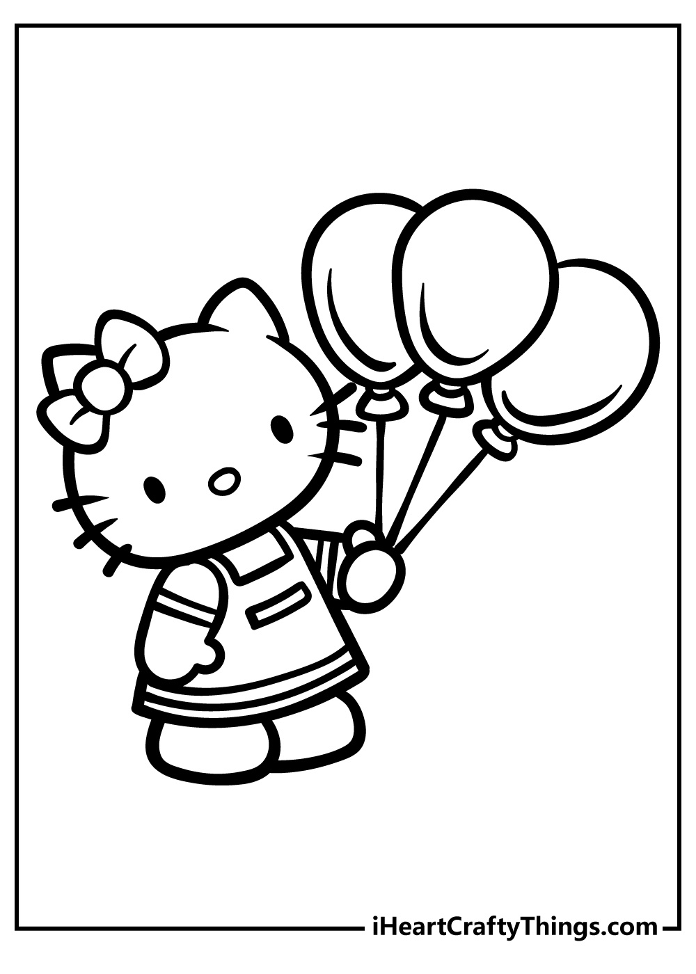 50 Hello Kitty Coloring Pages For 2024 - Free To Print! in Free Coloring Hello Kitty Printable