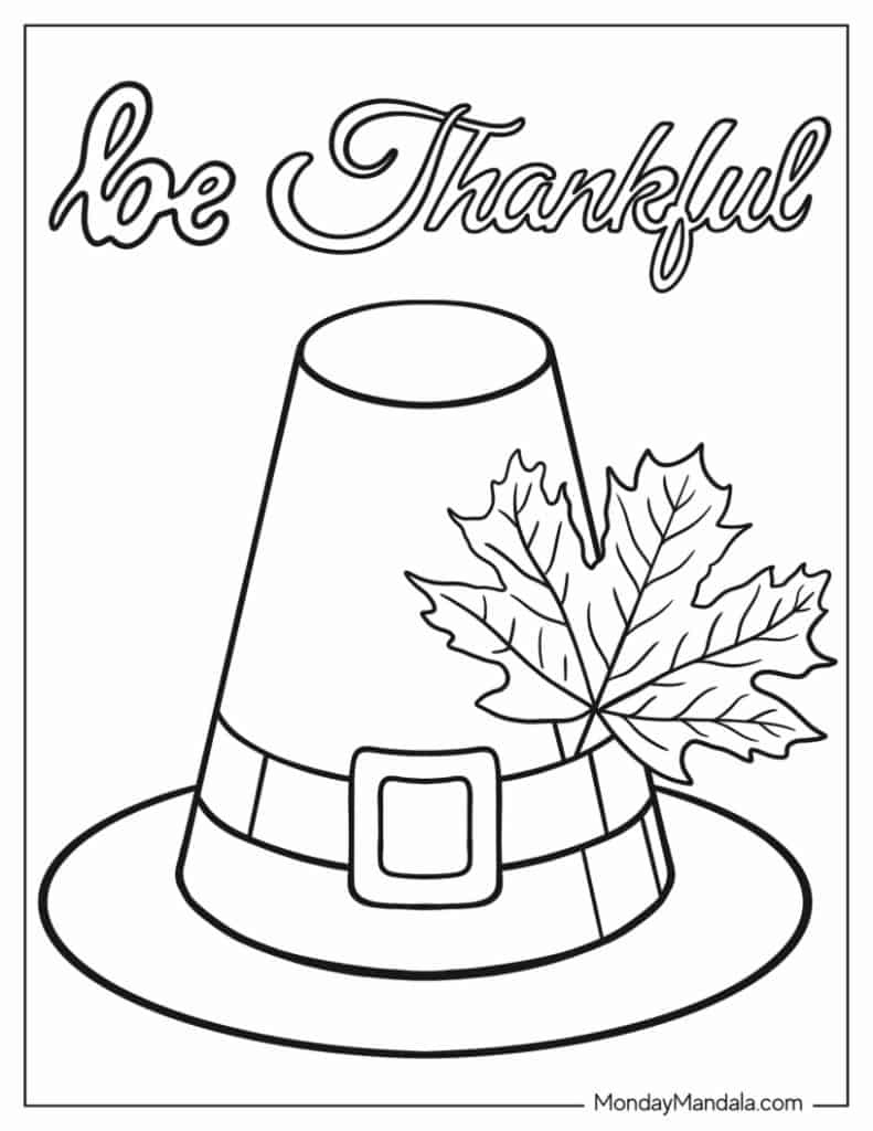 50 Thanksgiving Coloring Pages (Free Pdf Printables) for Thanksgiving Printable Picturescolor