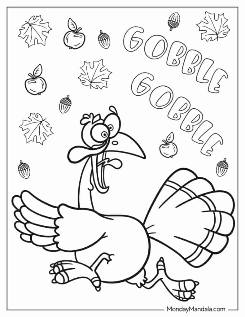 50 Thanksgiving Coloring Pages (Free Pdf Printables) with regard to Thanksgiving Printable Picturescolor