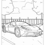 52 Car Coloring Pages (Free Pdf Printables) With Regard To Car Printable Coloring Sheets