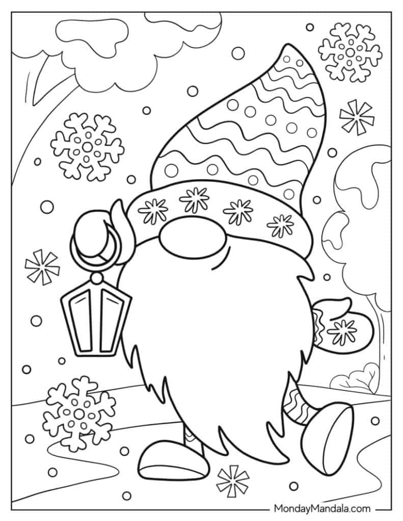 55 Winter Coloring Pages (Free Pdf Printables) in Printable Winter Coloring Sheets