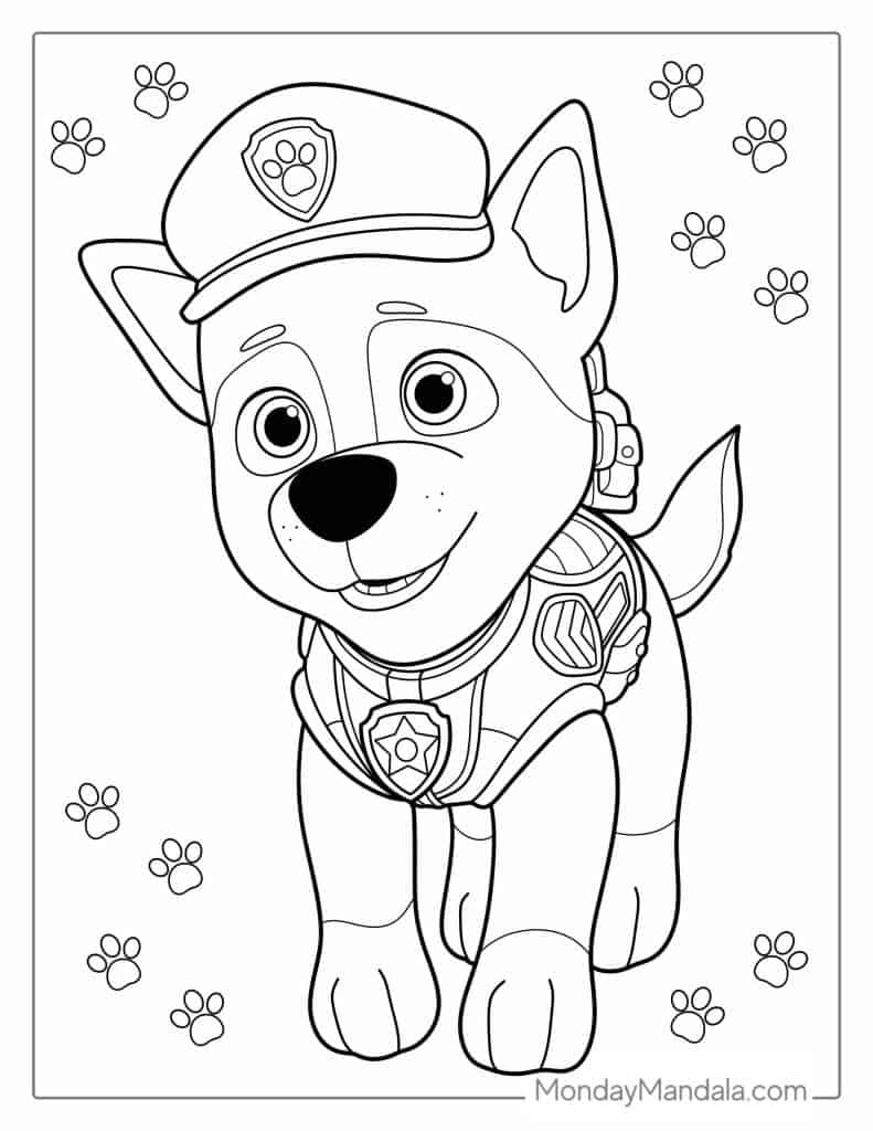 58 Paw Patrol Coloring Pages (Free Pdf Printables) intended for Paw Patrol Printable Coloring Book