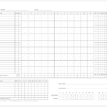 6 Free Printable Baseball Scorecards/Scorebook Pages For Baseball Scoring Sheet Printable