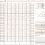 6 Free Printable Baseball Scorecards/Scorebook Pages In Baseball Scoring Sheet Printable