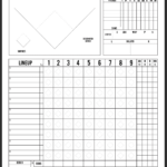 6 Free Printable Baseball Scorecards/Scorebook Pages Within 9 Inning Baseball Game Printable