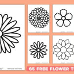 60 Best Free Flower Templates – World Of Printables in Free Printable Flower Patterns