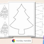 60 Christmas Tree Templates (Free Pdf Printables) Regarding Christmas Tree Template Printable