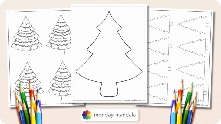 Christmas Tree Template Printable