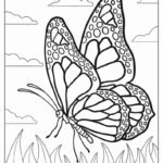 62 Butterfly Coloring Pages (Free Pdf Printables) For Printable Butterfly Coloring Sheets