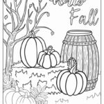 68 Autumn & Fall Coloring Pages (Free Pdf Printables) Inside Printable Fall Coloring Sheets