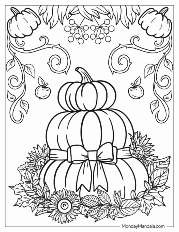 Printable Fall Coloring Sheets