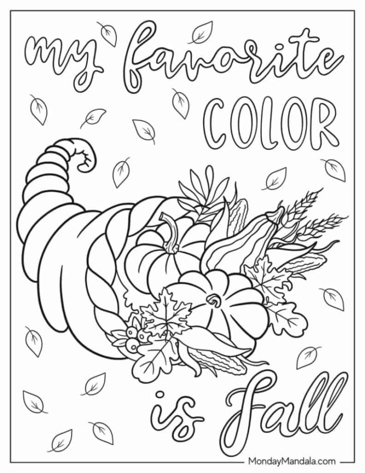 Printable Autumn PicturesColor