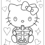 68 Hello Kitty Coloring Pages (Free Pdf Printables) For Printable Coloring Sheets Hello Kitty