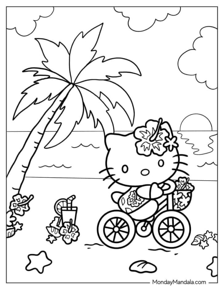 Hello Kitty Coloring Printable