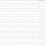 7 Printable Cursive Handwriting Worksheets For Beautiful Penmanship Throughout Cursive Handwriting Worksheets Free Printable