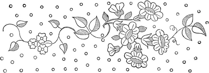 Stensil For Embroidery For Towels Printable