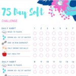 75 Soft/ Easy Challenge Habit Tracker Digital Download Printable Regarding 75 Soft Challenge Printable Free