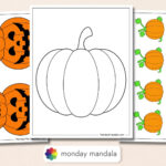 76 Pumpkin Templates (Free Pdf Printables) Pertaining To Pumpkin Templates Free Printable