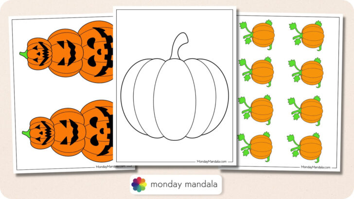 Free Printable Pumpkin Templates