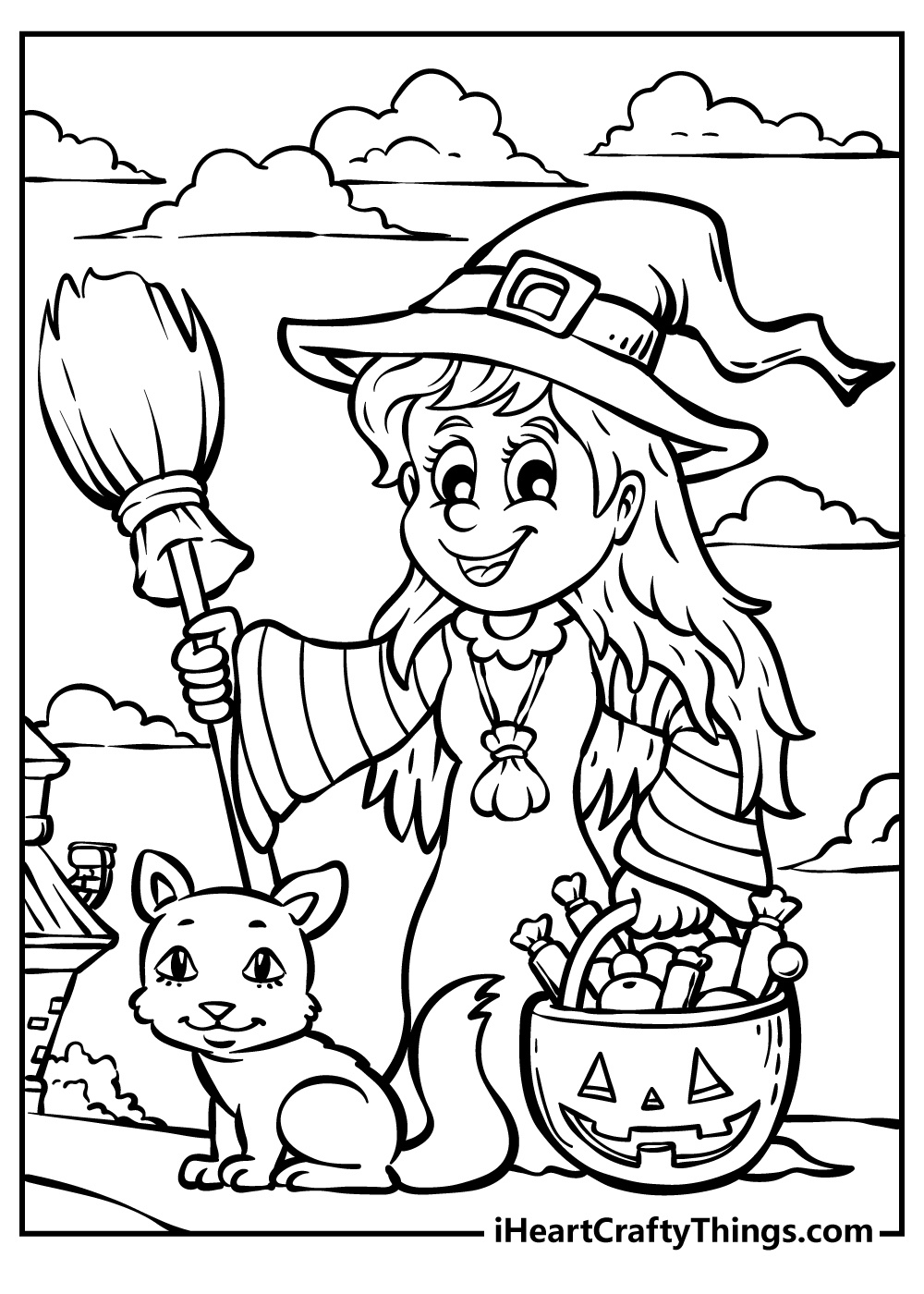 80 Free Halloween Coloring Pages To Download And Print Pdf in Halloween Printable Coloring Sheets