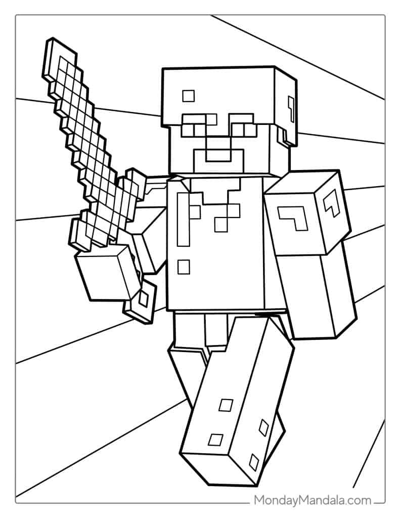 80 Minecraft Coloring Pages (Free Pdf Printables) regarding Minecraft Printablescolor