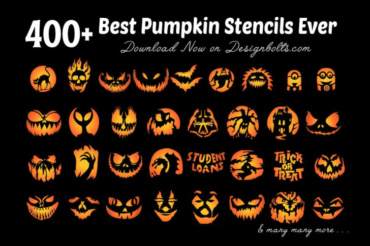 Pumpkin Carving Stencils Printable