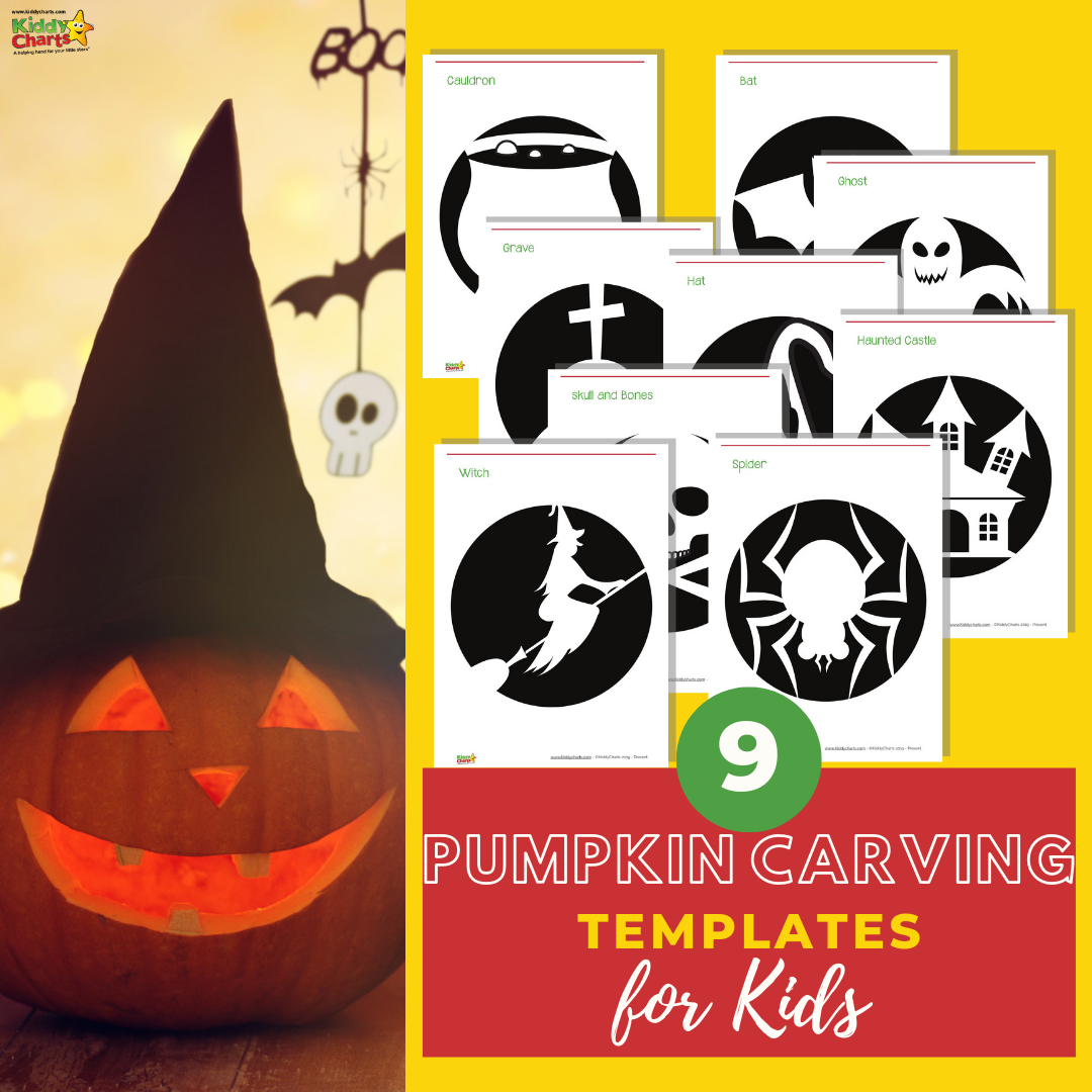 9 Pumpkin Carving Templates For Kids - Kiddy Charts for Printable Pumpkin Carving Templates