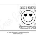 93 Cutest Printable Valentine'S Day Cards To Color   Cassie Smallwood Intended For Foldable Printable Valentines Day Cardscolor