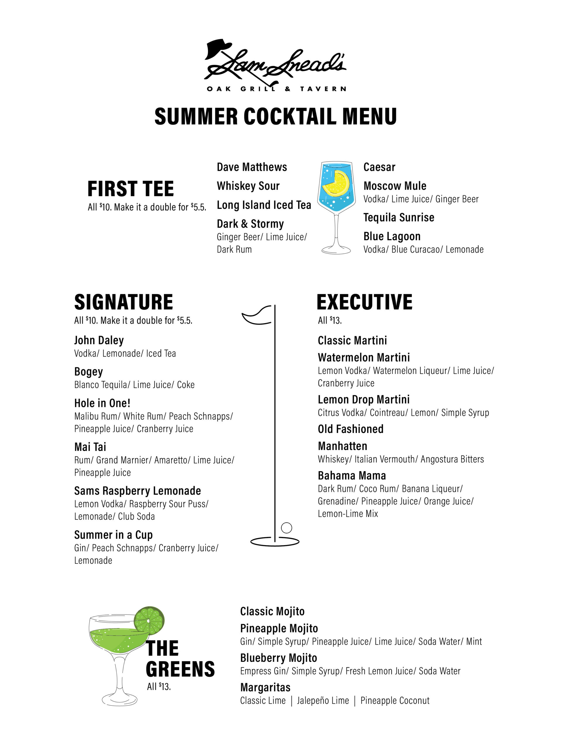 A Unique Dining Experience | Kingswood Resort | Hanwell, Nb with Faiway Grill Printable Menu