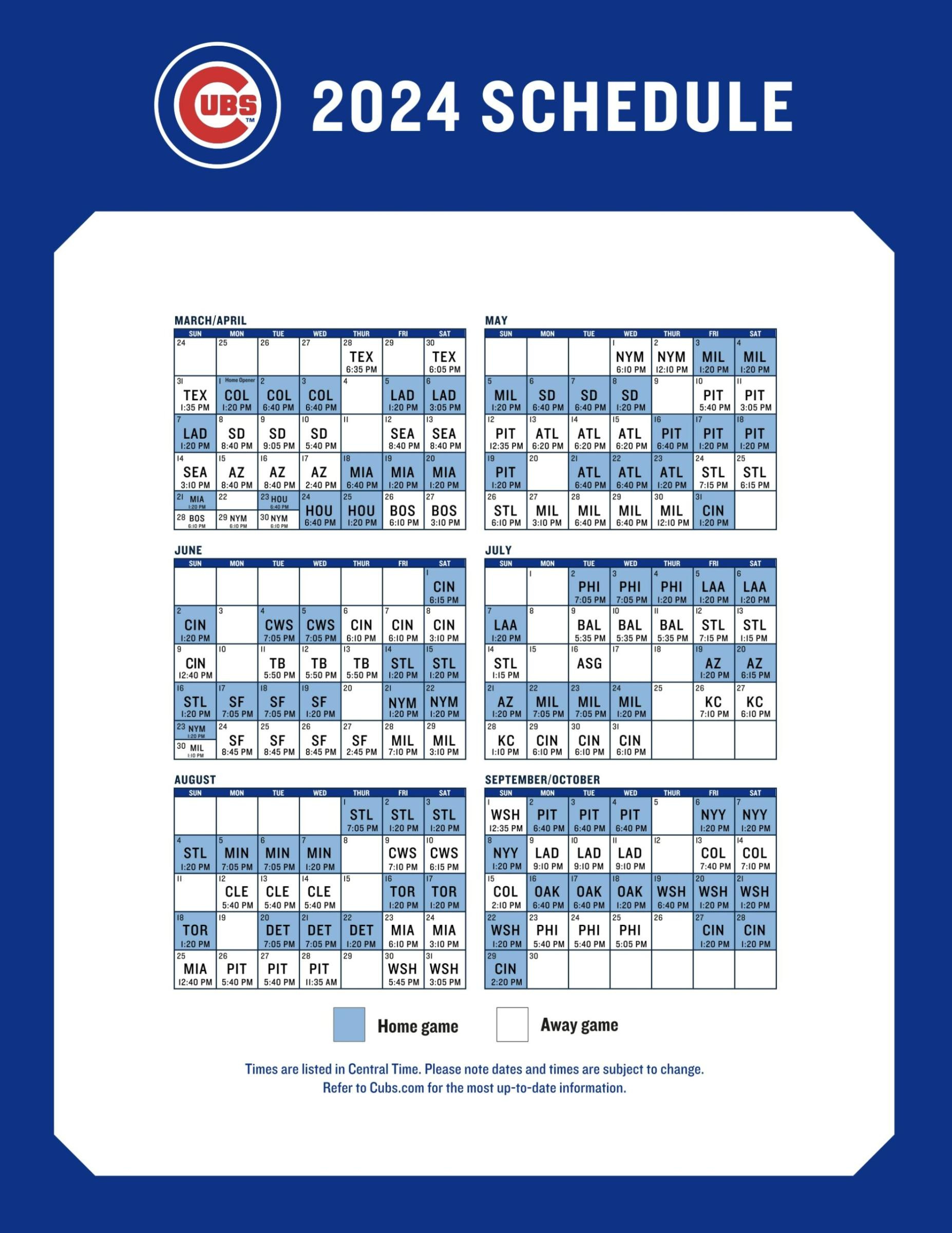 About Us105.9 - Stevie Jay Broadcasting within Cubs Schedule 2024 Printable