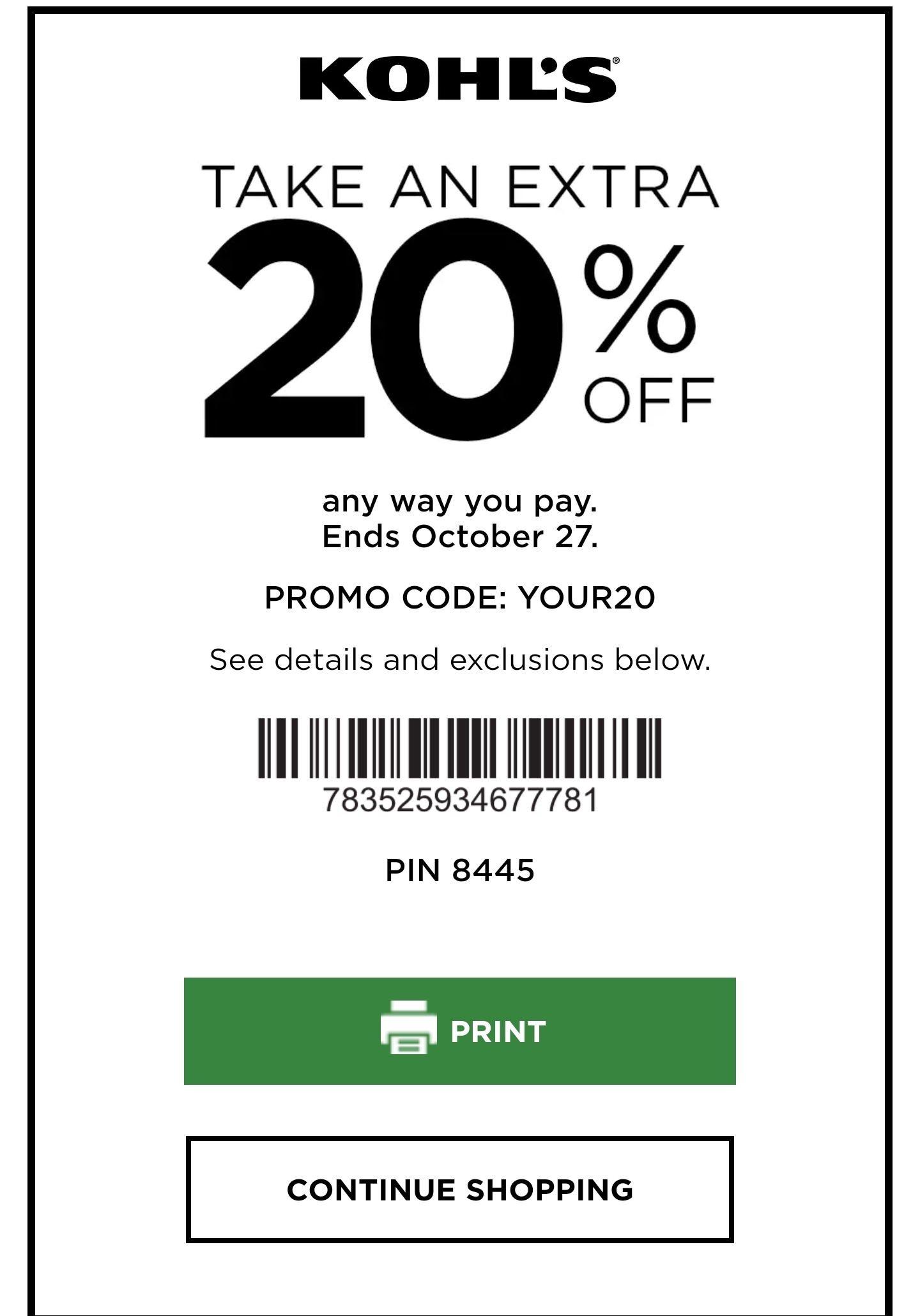 Absolute Shopping Community in Kohls Promo Codes Printable