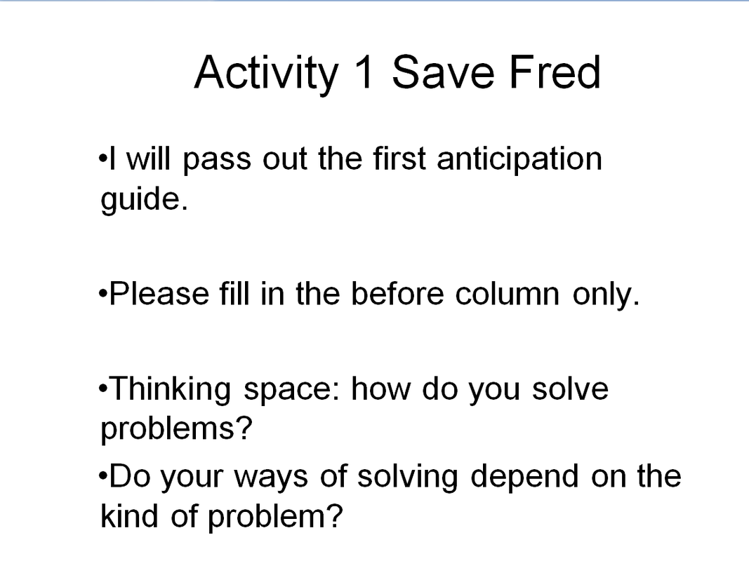 Activity 1 Saving Fred - Science With Mrs. Wortman pertaining to Save Fred Activity Printable