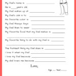 All About My Dad Questionnaire (Free Printable)   The Keele Deal Regarding All About Dad Printable