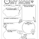 All About My Mom Printable (Free Worksheet) – Mindymakes with regard to All About Mom Printable