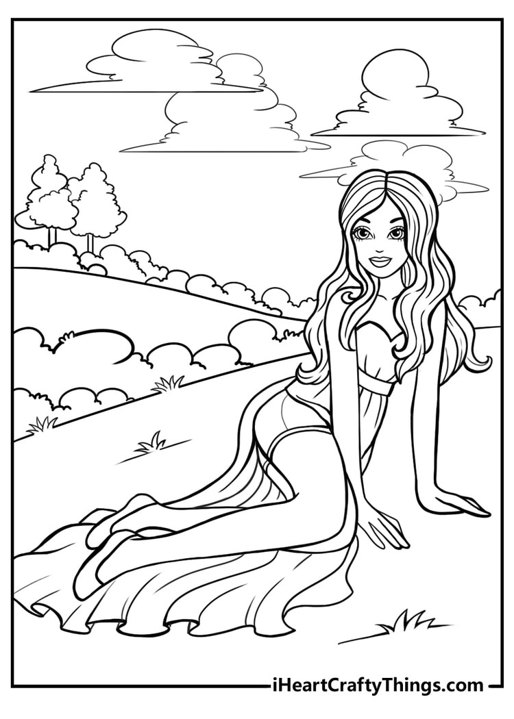 All New Princess Coloring Pages 2024 (100% Free Printables) regarding Printable Princess Picturescolor