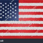 America Flag Glass Color Stained Glass Stock Illustration Within Flag Background Printable High Resolution American Flag