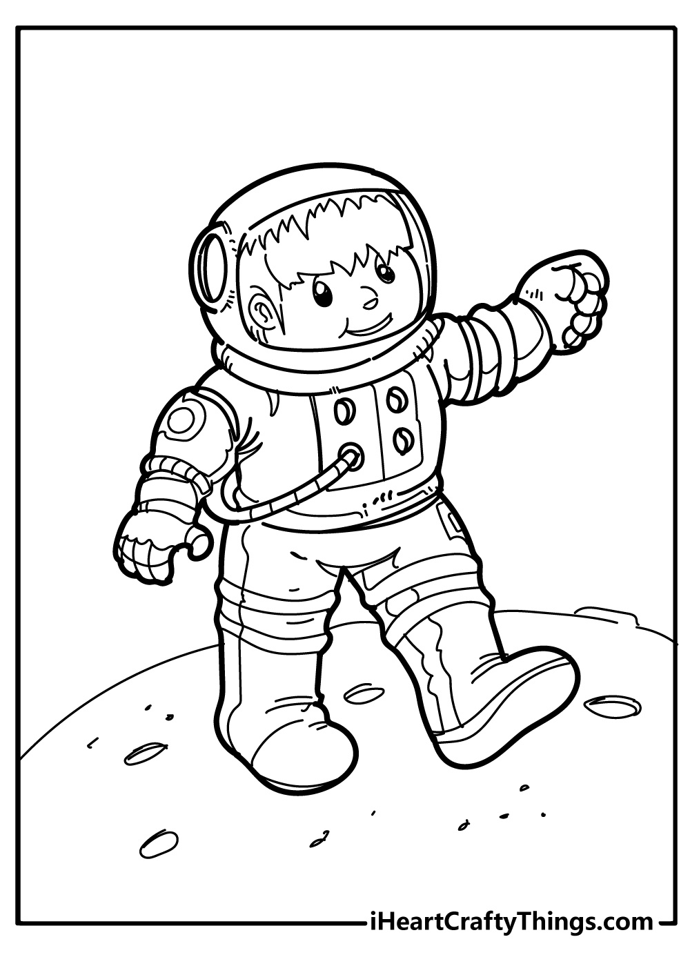 Astronaut Coloring Pages (100% Free Printables) throughout Picturescolor Printable