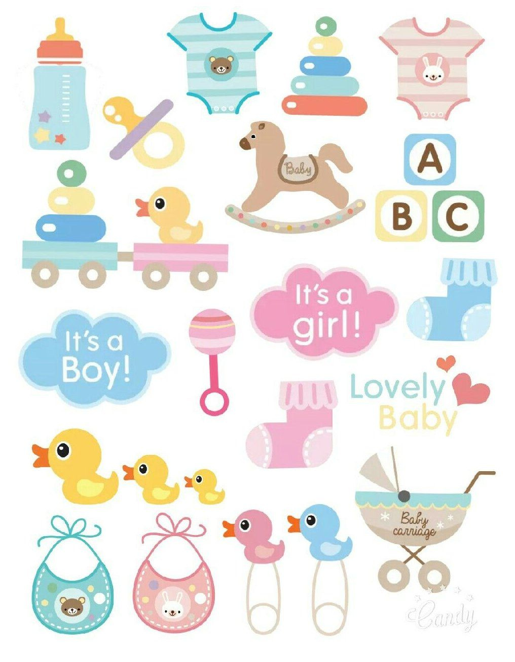 Baby Scrapbook Stickers regarding Little Cutie Stickers Printable Free Printable