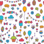 Background For Cute Little Boys And Girls. Hand Drawn Children Throughout Printable Drawingscolor