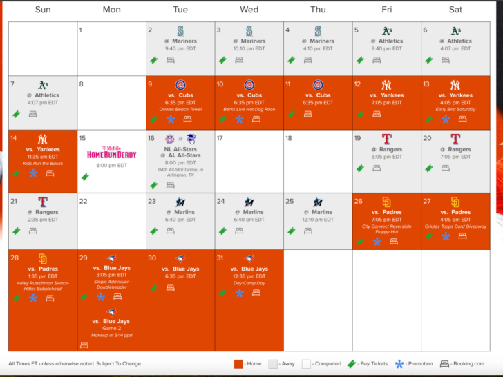 Orioles Schedule 2024 Printable