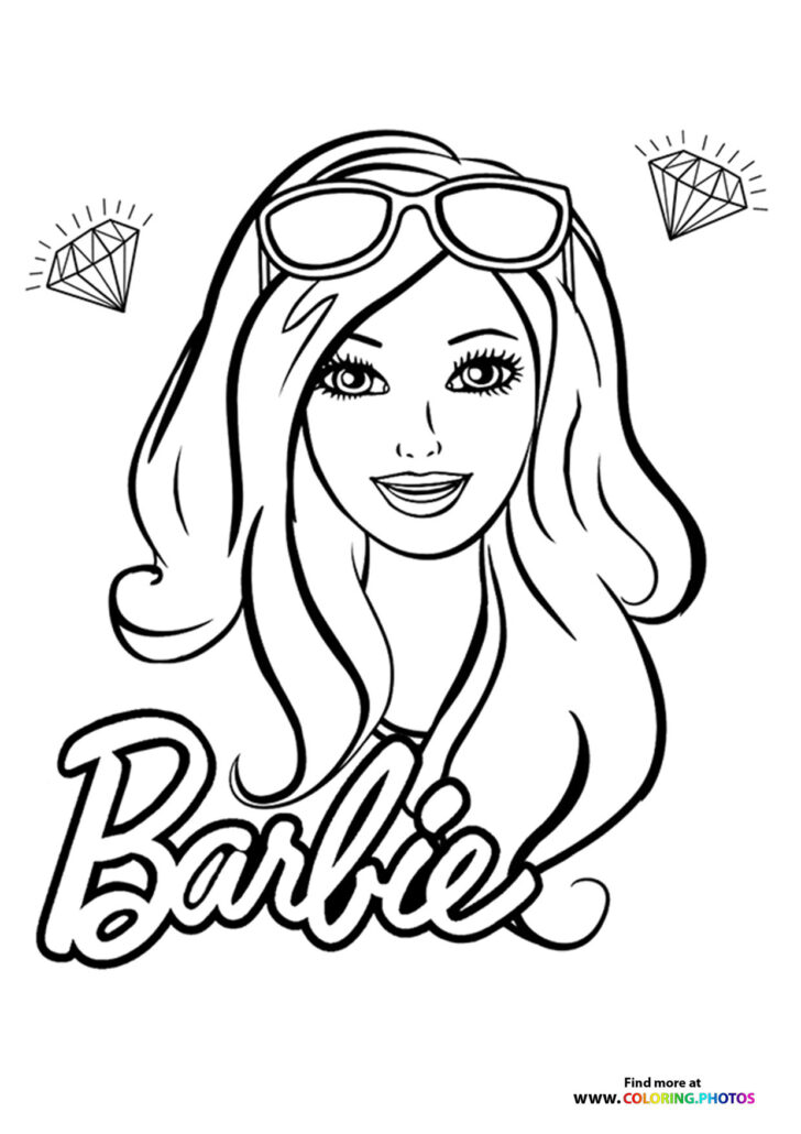 Barbie Printable Coloring Sheets