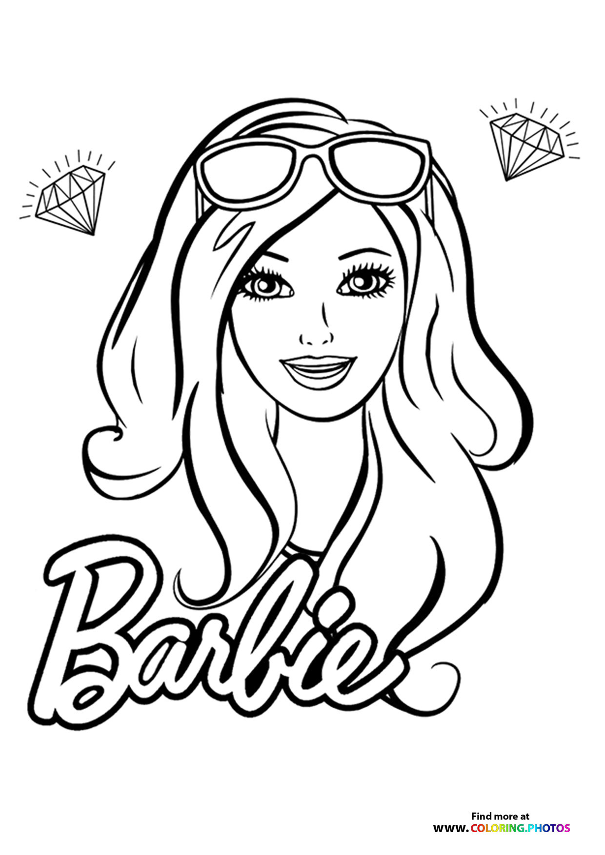 Barbie - Coloring Pages For Kids | 100% Free Print Or Download in Barbie Printable Coloring Sheets