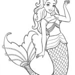 Beautiful Mermaid Barbie Coloring Pages – Youloveit throughout Barbie Coloring Pictures Printable